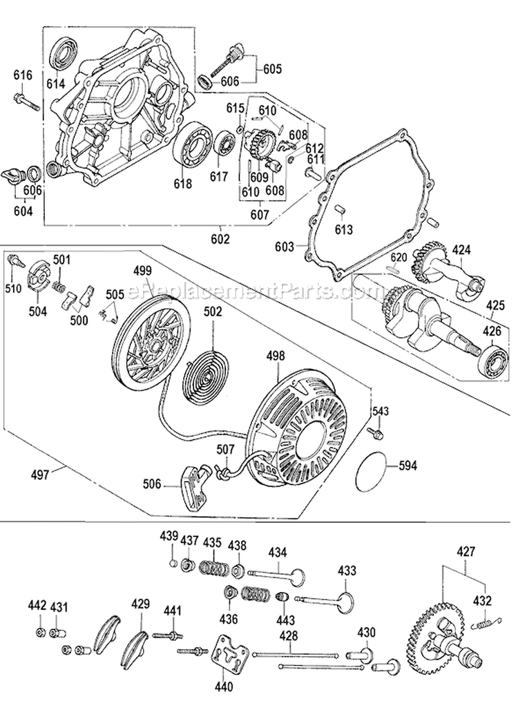 Page B Diagram and Parts List for DP3850 Type 1 DeWALT Pressure Washer