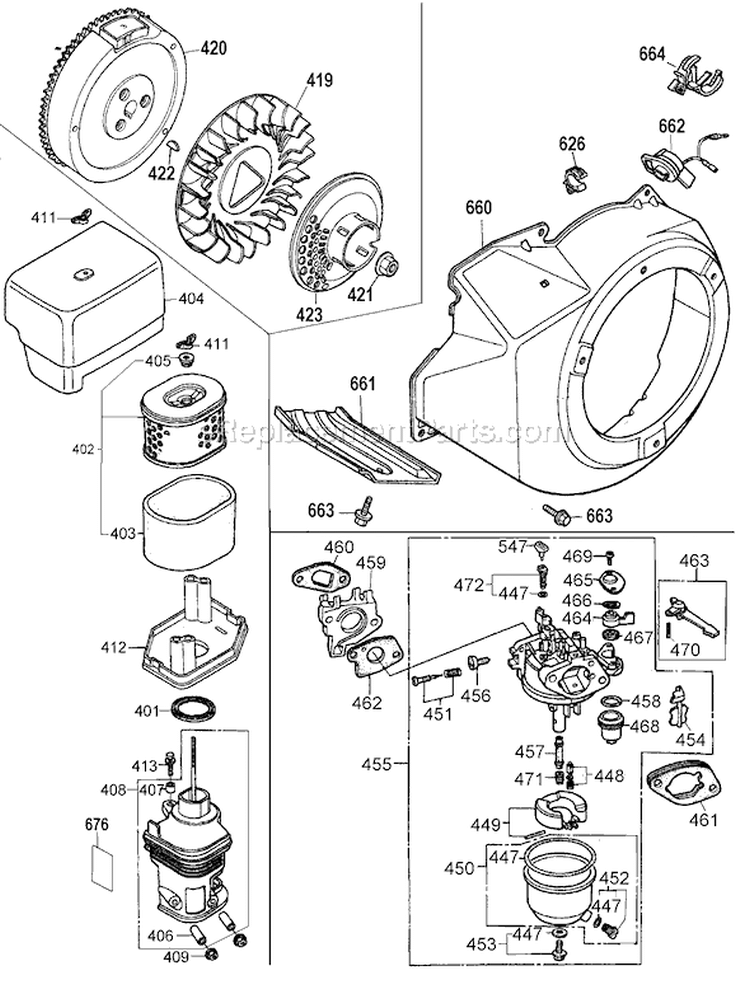 Page B Diagram and Parts List for DP3900 Type 1 DeWALT Pressure Washer