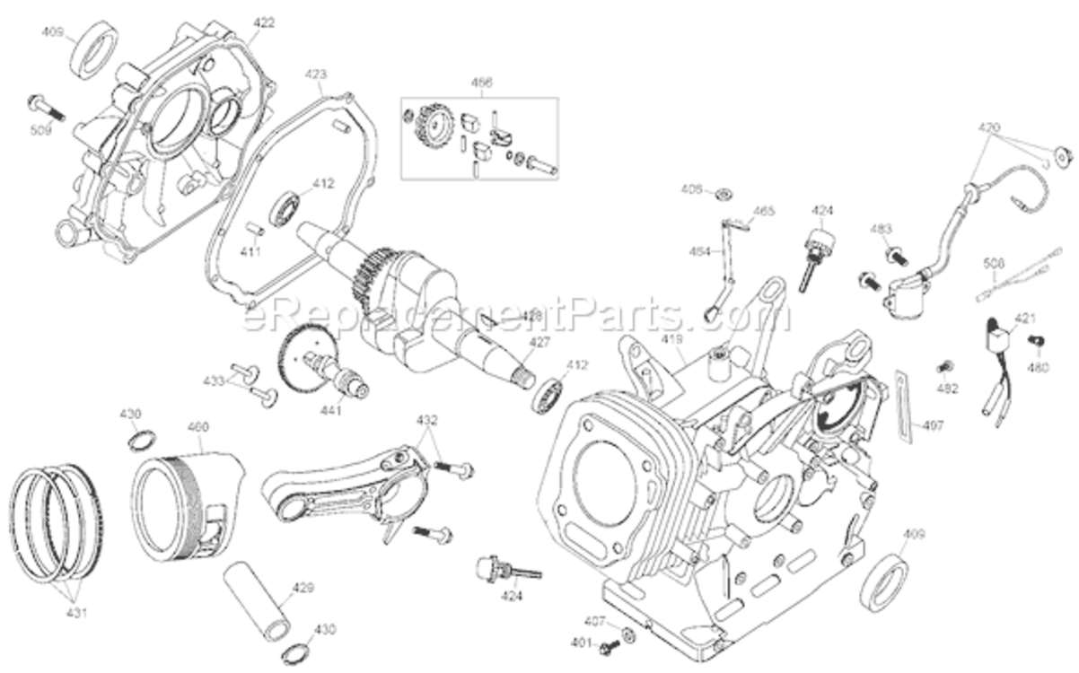 Page C Diagram and Parts List for DPD3300 Type 1 DeWALT Pressure Washer