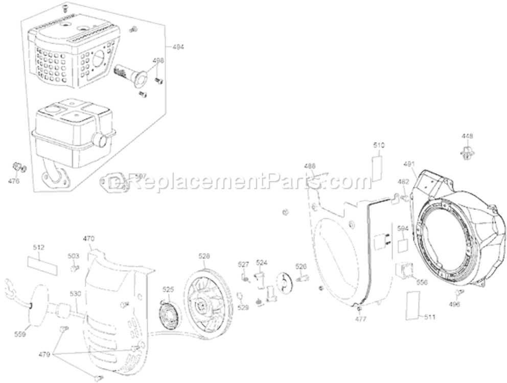 Page E Diagram and Parts List for DPD3300 Type 1 DeWALT Pressure Washer