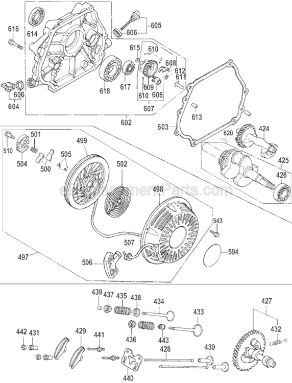 Page B Diagram and Parts List for DPH3800  DeWALT Pressure Washer