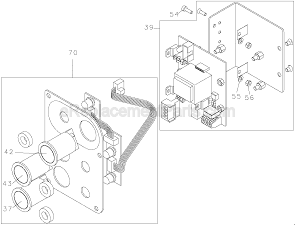Page B Diagram and Parts List for DW151 Type 1 DeWALT Drill Press