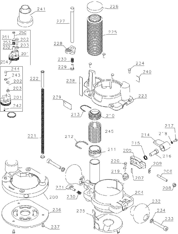 Page A Diagram and Parts List for DW6182 Type 1 DeWALT Tool Stand & Cart