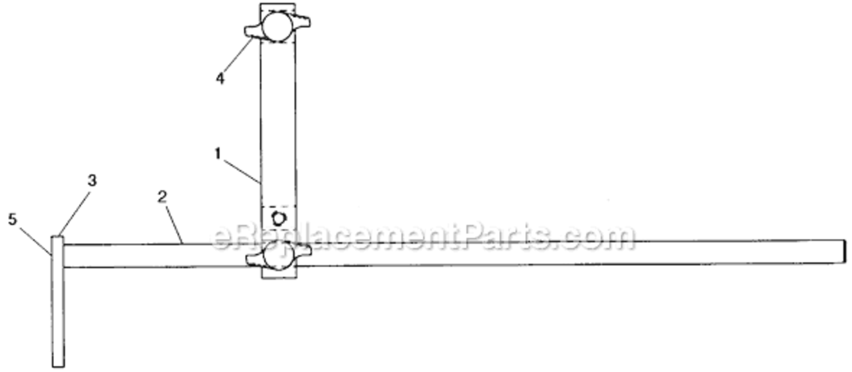 Page A Diagram and Parts List for DW7051 Type 1 DeWALT Miter Saw