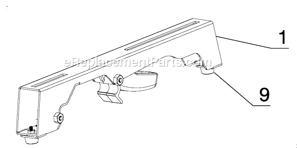 Page A Diagram and Parts List for DW7231 Type 1 DeWALT Tool Stand & Cart