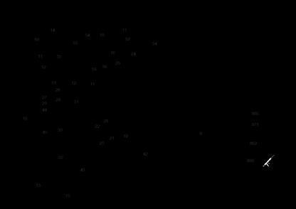 Diagram Diagram and Parts List for DCG460B Type 1 DeWALT Angle Grinder
