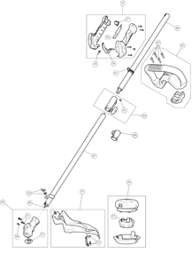General Assembly Diagram and Parts List for DXGST227SS 41AD27SC939 DeWALT Trimmer