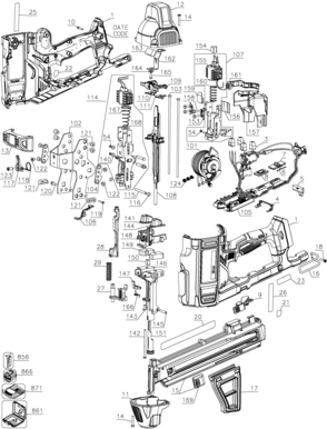 Part Location Diagram of N400753 DeWALT SCREW