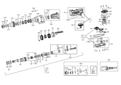 Exploded Diagram A Diagram and Parts List for DCH733X2 Type 2 DeWALT Hammer Drill