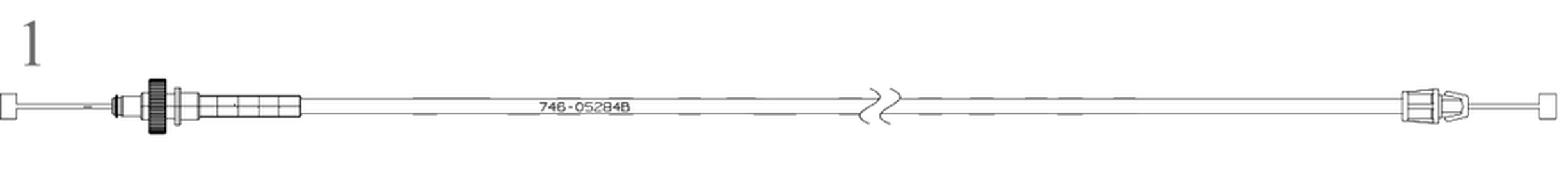 Cable Diagram and Parts List for DCMWSP244 (18AEU2C2738)(2023) DeWALT Lawn Mower