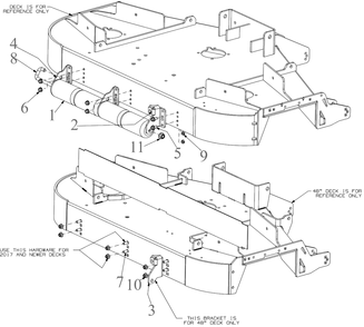 Replacement Parts Diagram and Parts List for DXGXC30052 (59C30052000)(2021) DeWALT Lawn Tractor Accessories