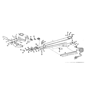 Arm Assembly Diagram and Parts List for 3436-RADIALARM  DeWALT Circular Saw