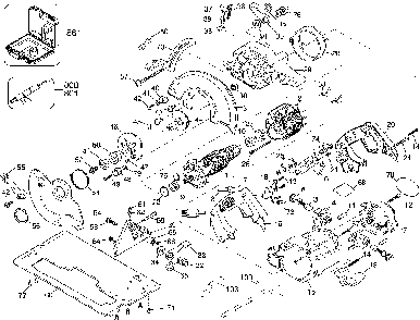 Exploded Diagram A Diagram and Parts List for D358-04 Type 1 DeWALT Circular Saw