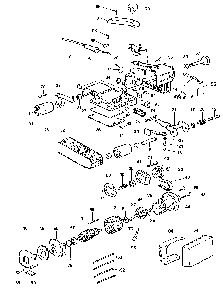 Exploded Diagram A Diagram and Parts List for D430-04 Type 5 DeWALT Belt or Drum Sander