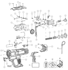 Fig-0 Diagram and Parts List for DFD270SK Type-0 DeWALT Dust Collector