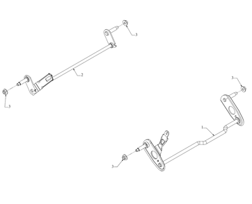 Axles Diagram and Parts List for DCMWSP244 (18AEU2C2738)(2023) DeWALT Lawn Mower