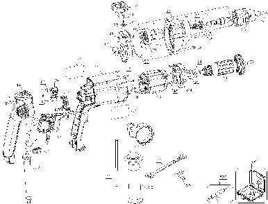 Page A Diagram and Parts List for DW511 Type 6 DeWALT Hammer Drill