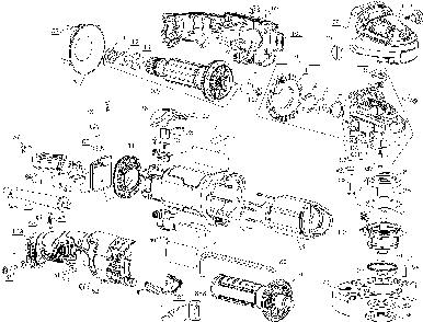 Page A Diagram and Parts List for DWE43066N Type 2 DeWALT Angle Grinder