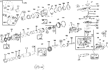 Page A Diagram and Parts List for D25831K-B2 Type 2 DeWALT Hammer Drill