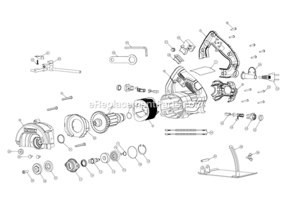 Page A Diagram and Parts List for DW862-B3 Type 11 DeWALT Miscellaneous