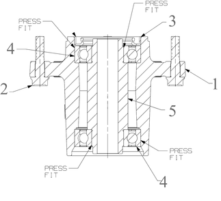 Spindle Diagram and Parts List for DXGX554P (53AL8CS7038)(2021) DeWALT Lawn Tractor