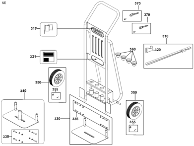 Hammer Truck Diagram and Parts List for D25980KB Type 1 DeWALT Hammer