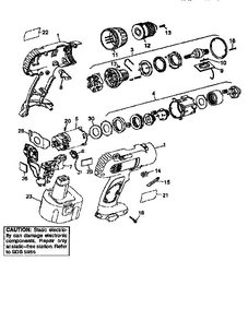 Part Location Diagram of 152274-00 DeWALT Switch