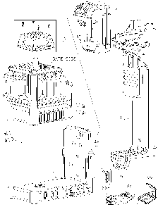 Part Location Diagram of N528004 DeWALT Laser target card