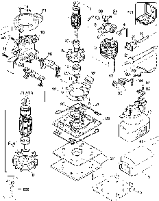 Exploded Diagram A Diagram and Parts List for D412-04 Type 1 DeWALT Orbital or Palm Sander
