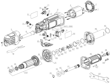 Part Location Diagram of N275353 DeWALT NUT