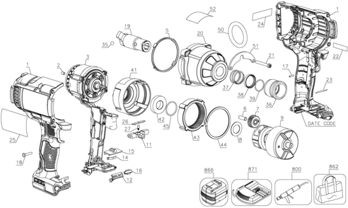 Part Location Diagram of N397816 DeWALT SLEEVE