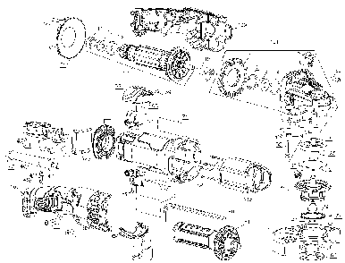 Page A Diagram and Parts List for DWE43116 Type 2 DeWALT Angle Grinder