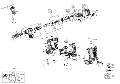 Part Location Diagram of N629539 DeWALT Ball