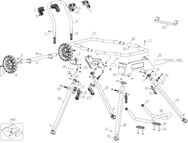 Part Location Diagram of N261939 DeWALT WASHER