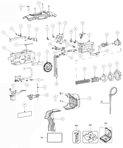 Fig-2 Diagram and Parts List for DFD270MK Type-0 DeWALT Dust Collector