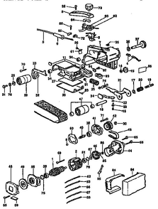 Unit Parts Diagram and Parts List for DW421 TYPE 4 DeWALT Belt or Drum Sander