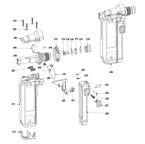 Fig-1 Diagram and Parts List for DFD270MK Type-0 DeWALT Dust Collector