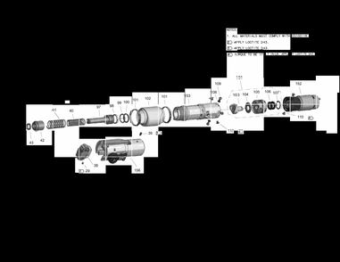 Section 1 Diagram and Parts List for DCE210D2 Type 1 DeWALT Pipe Tools