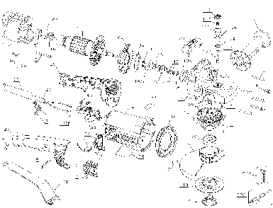 Exploded Diagram A Diagram and Parts List for D28474C Type 3 DeWALT Angle Grinder