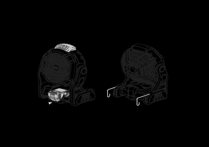 Diagram Diagram and Parts List for DCE512B Type 1 DeWALT Industrial Fan / Circulator