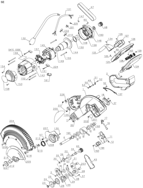 Part Location Diagram of N028803 DeWALT LOWER GUARD