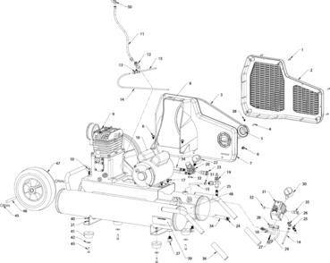 Part Location Diagram of 5140176-45 DeWALT WASHER