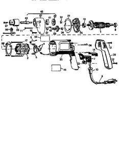 Part Location Diagram of 448854-17 DeWALT Gear case