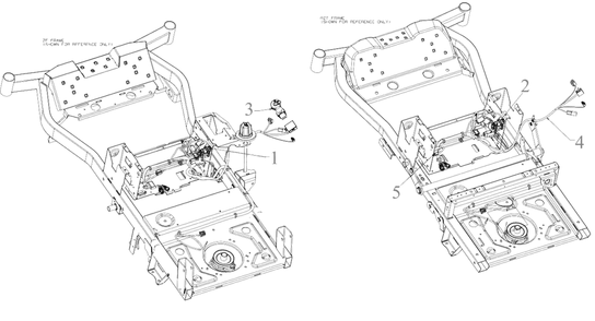 Electrical Diagram and Parts List for DXGZ148P (47AHBCA6038)(2022) DeWALT Lawn Tractor