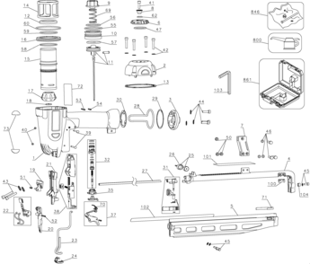 Part Location Diagram of 641011-00 DeWALT Cap