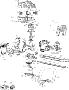 Part Location Diagram of 657339-00 DeWALT FLAT WASHER