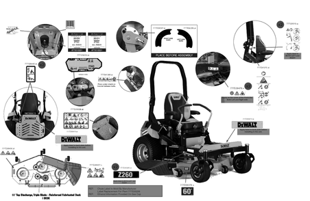 Part Location Diagram of 777D36378A MTD LBL-60 DECK