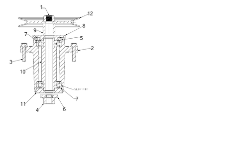 Spindle Diagram and Parts List for DXGZ160P (47AHBCA8038)(2021) DeWALT Lawn Tractor