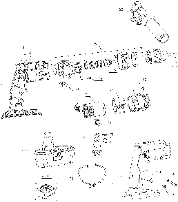 Exploded Diagram A Diagram and Parts List for DW989K2HG Type 1 DeWALT Hammer Drill