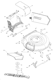 Exploded Diagram E Diagram and Parts List for DCMWSP244U2 Type 1 DeWALT Lawn Mower